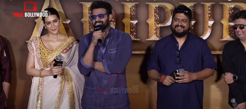 Kriti Sanon Praises Prabhas at Adipurush Trailer Launch 'As Simple as Prabhu Ram'