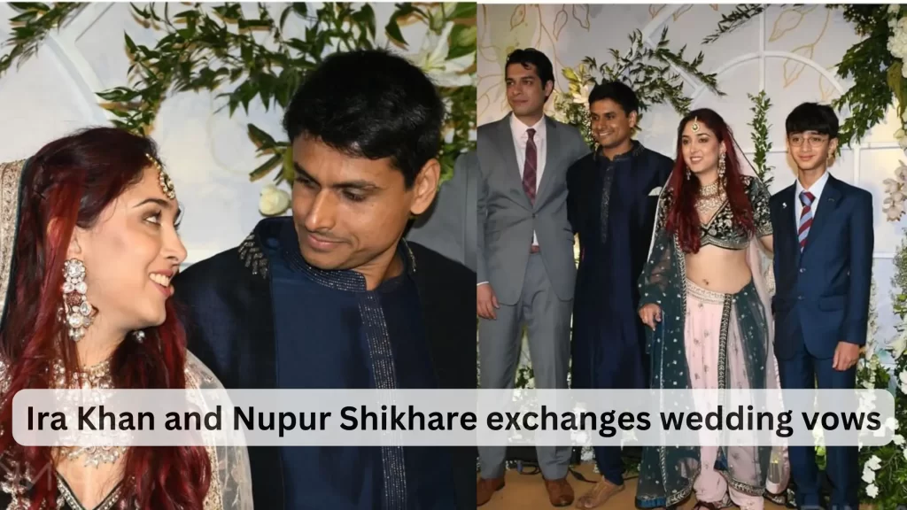 Ira Khan and Nupur Shikhare exchanges wedding vows