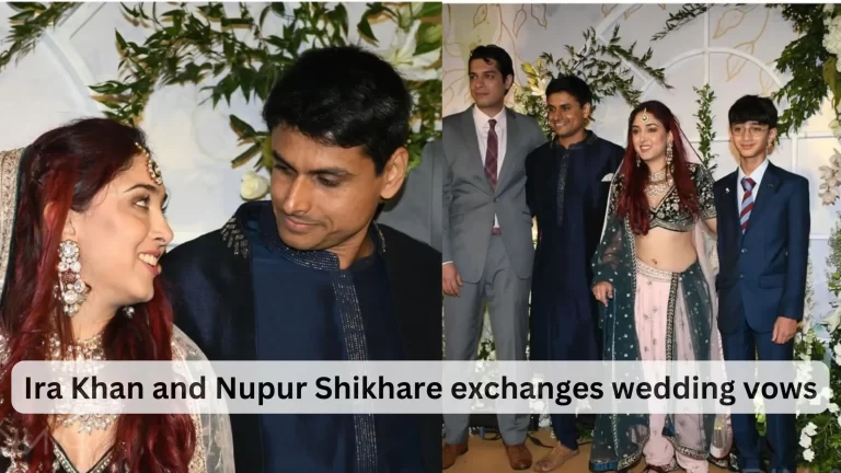 Ira Khan and Nupur Shikhare’s Wedding Bliss: A glimpse into the vows, with Aamir Khan and Kiran Rao cherishing unseen moments.